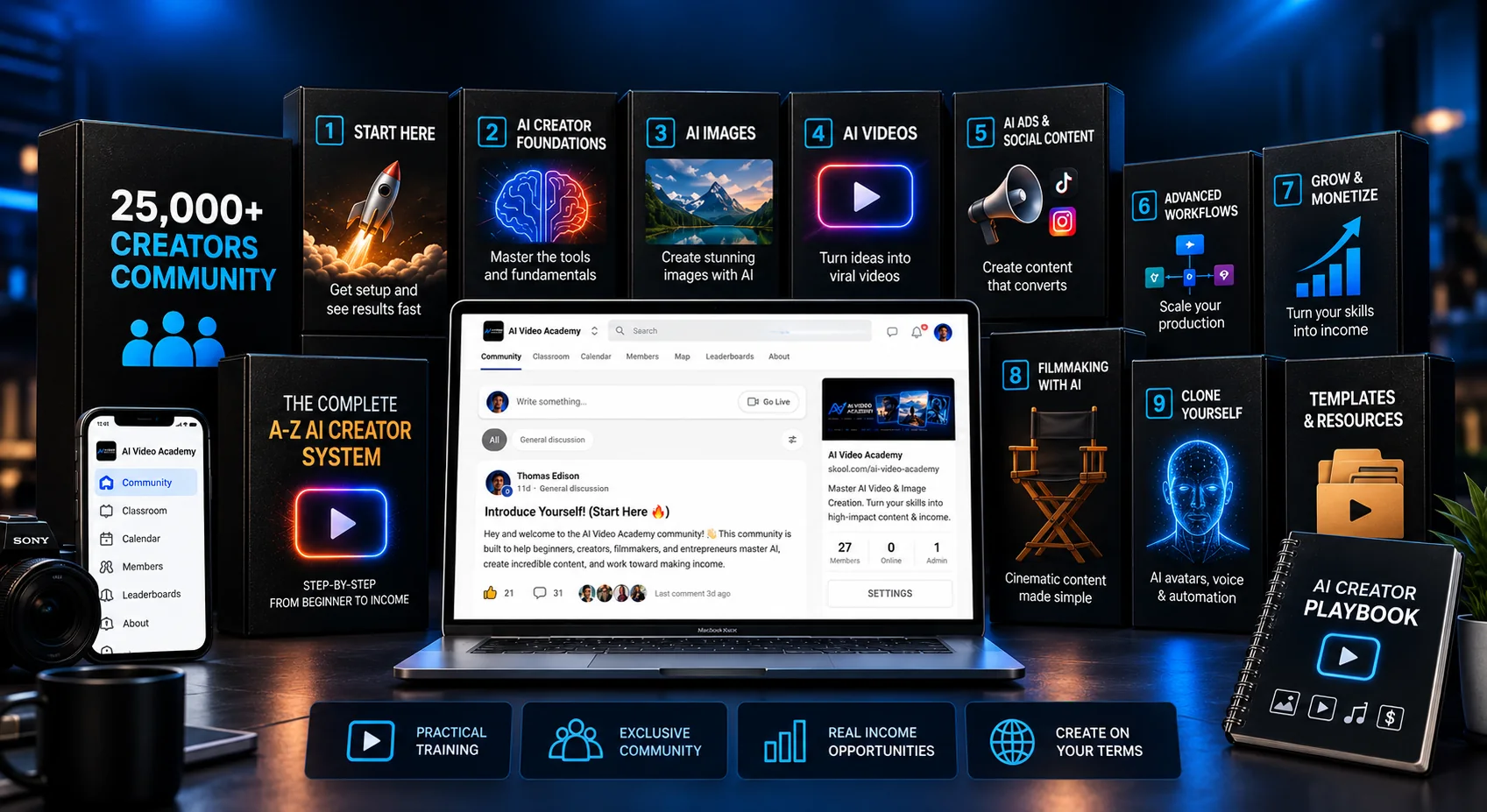 AI Video Academy complete creator system and community