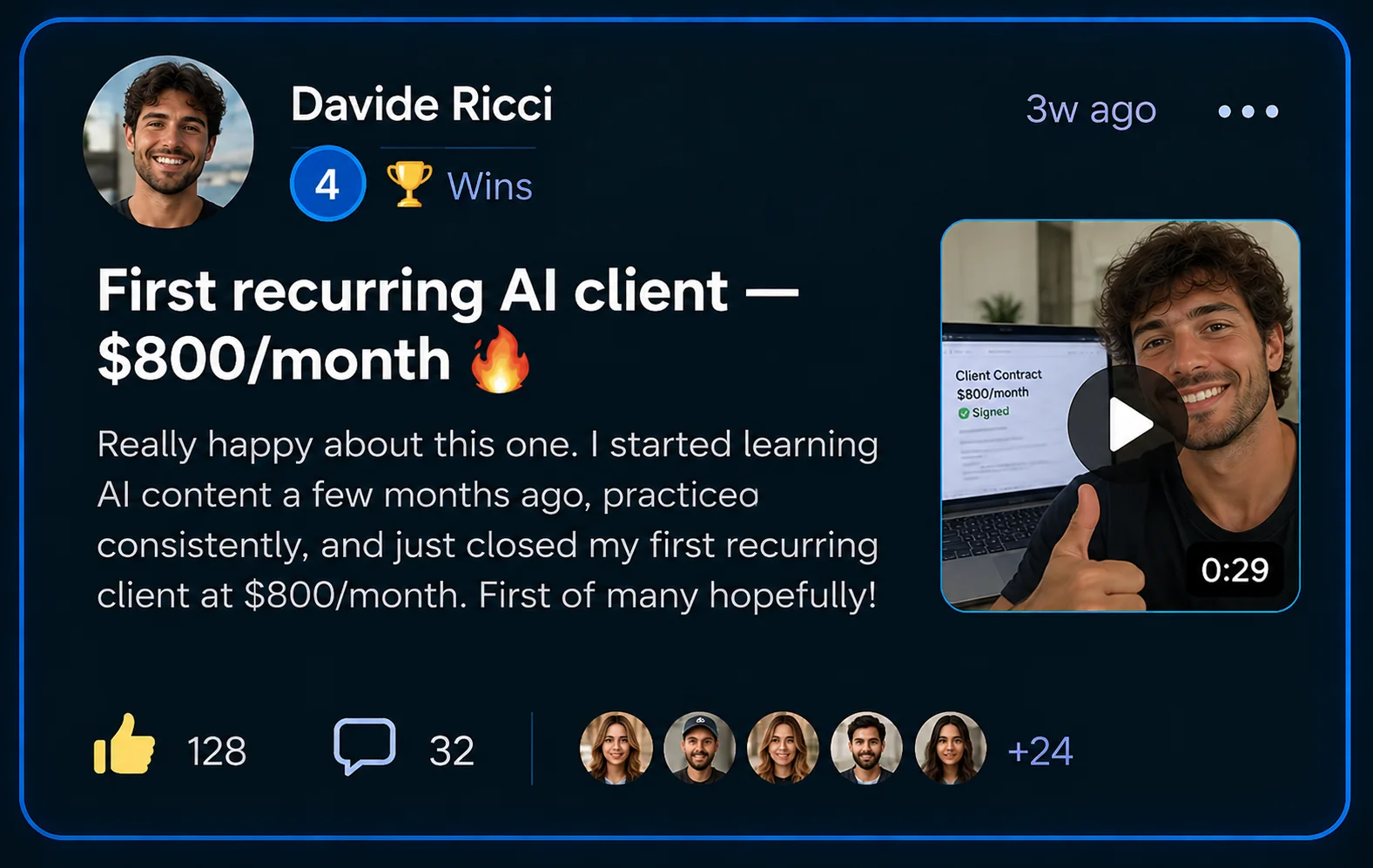 AI Video Academy member testimonial 6